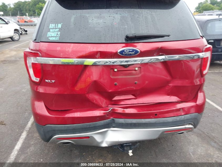 2016 Ford Explorer Xlt VIN: 1FM5K7D81GGB84564 Lot: 39889633