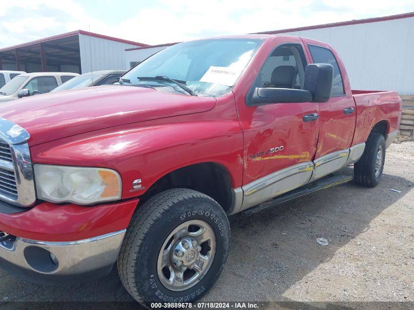 2004 Dodge Ram 2500 Slt/Laramie VIN: 3D7KU28C84G255090 Lot: 39889678
