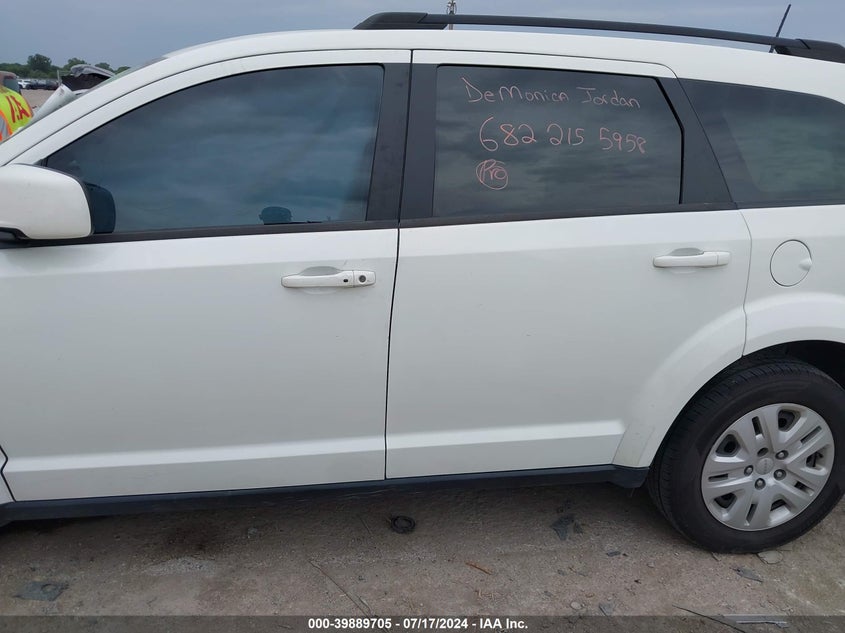 2019 DODGE JOURNEY SE - 3C4PDCBB2KT804194