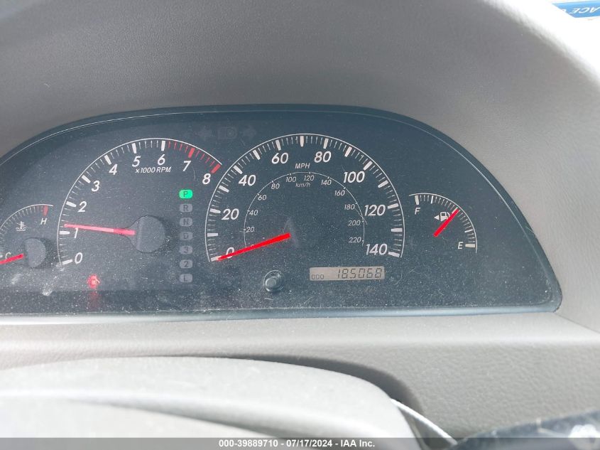 2005 Toyota Camry Le/Xle/Se VIN: 4T1BE32K25U052476 Lot: 39889710