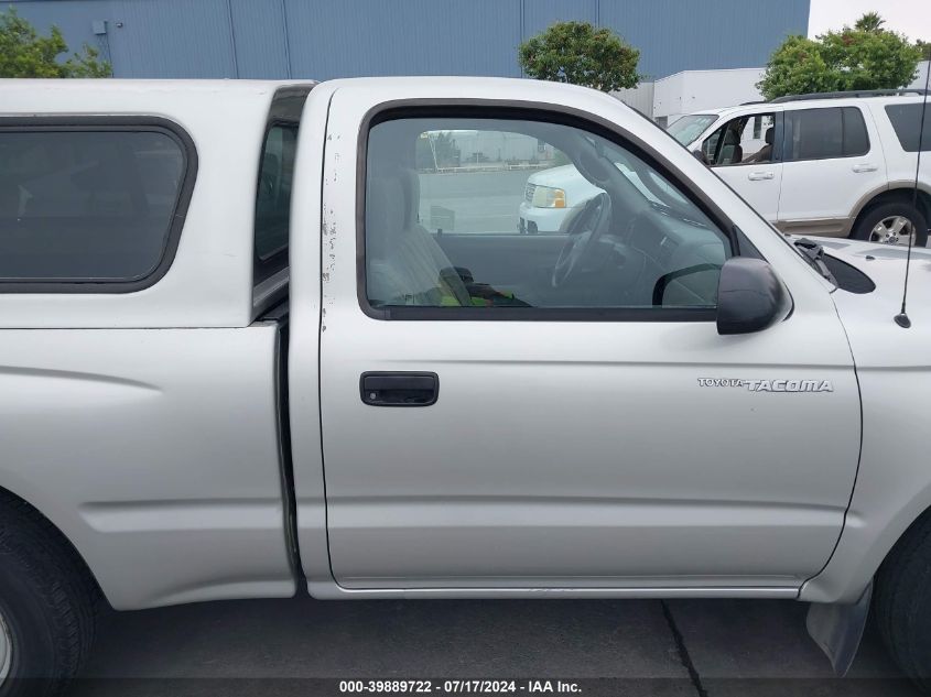 2002 Toyota Tacoma VIN: 5TENL42N82Z142094 Lot: 39889722