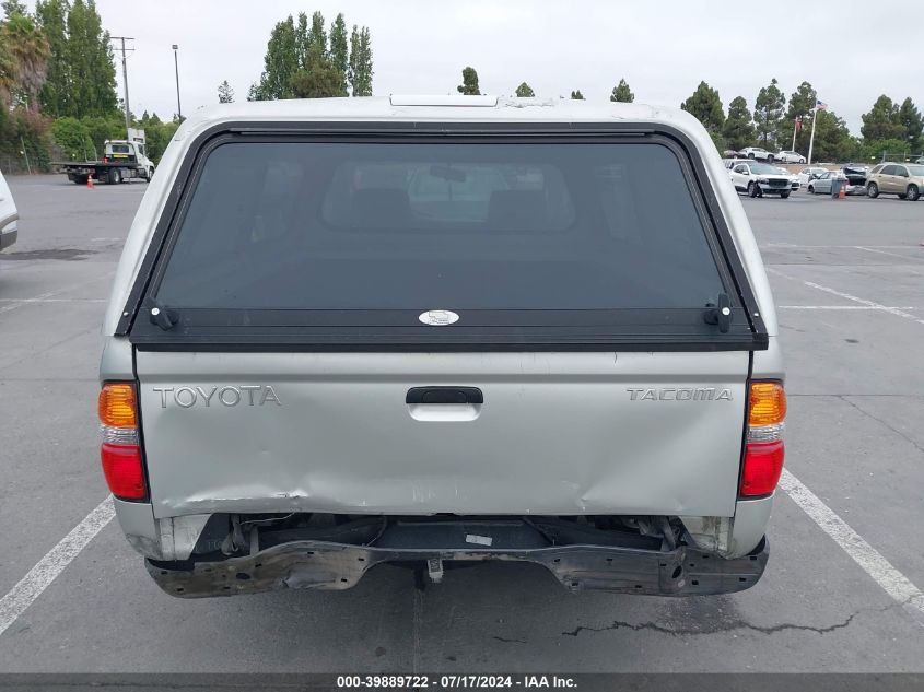 2002 Toyota Tacoma VIN: 5TENL42N82Z142094 Lot: 39889722