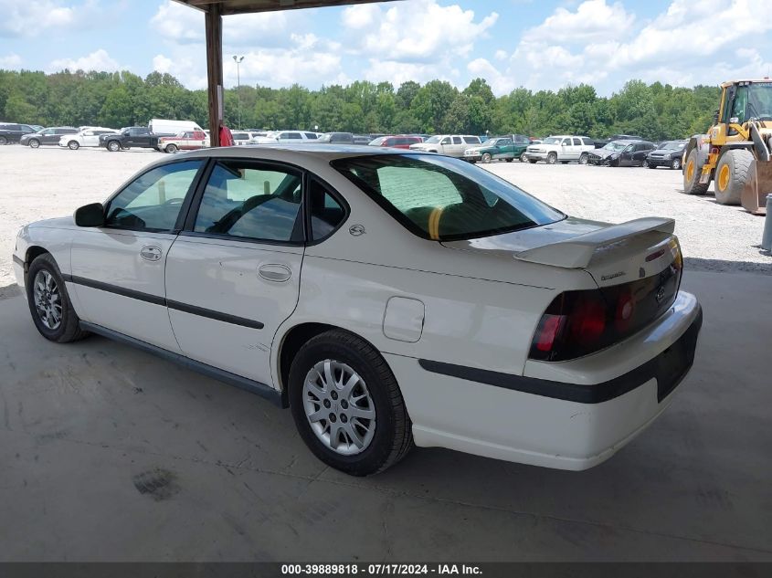 2005 Chevrolet Impala VIN: 2G1WF52E159334834 Lot: 39889818