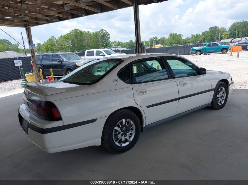 2005 Chevrolet Impala VIN: 2G1WF52E159334834 Lot: 39889818