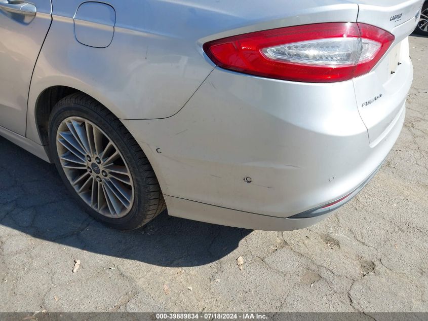 2014 Ford Fusion Se VIN: 3FA6P0HD0ER129365 Lot: 39889834