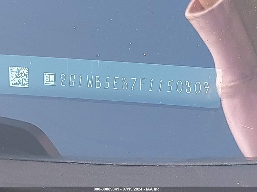 2015 CHEVROLET IMPALA LIMITED LT - 2G1WB5E37F1150309