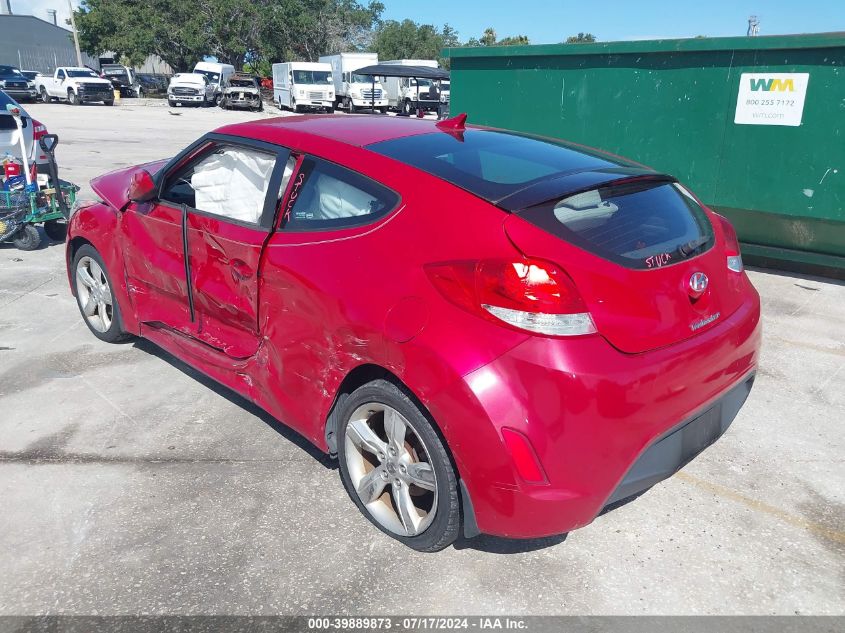 KMHTC6AD9DU085214 2013 Hyundai Veloster Base W/Gray