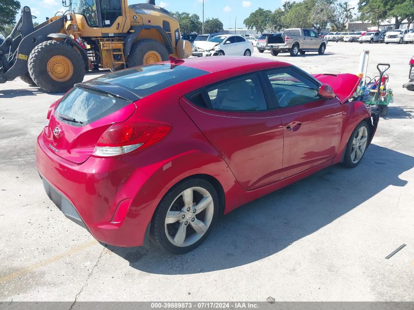 KMHTC6AD9DU085214 2013 Hyundai Veloster Base W/Gray