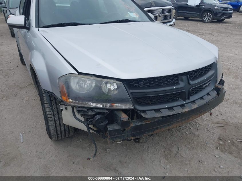 2011 Dodge Avenger Mainstreet VIN: 1B3BD1FG0BN587458 Lot: 39889884