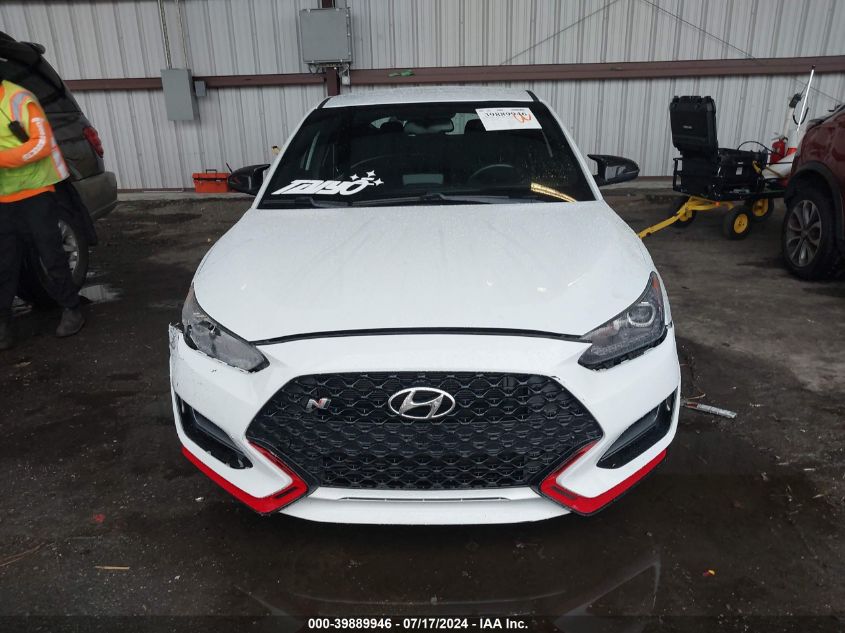 2019 Hyundai Veloster N VIN: KMHT36AH2KU001508 Lot: 39889946