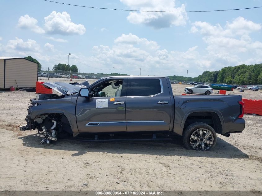 2022 Toyota Tundra Hybrid Capstone VIN: 5TFVC5DB0NX005686 Lot: 39889954