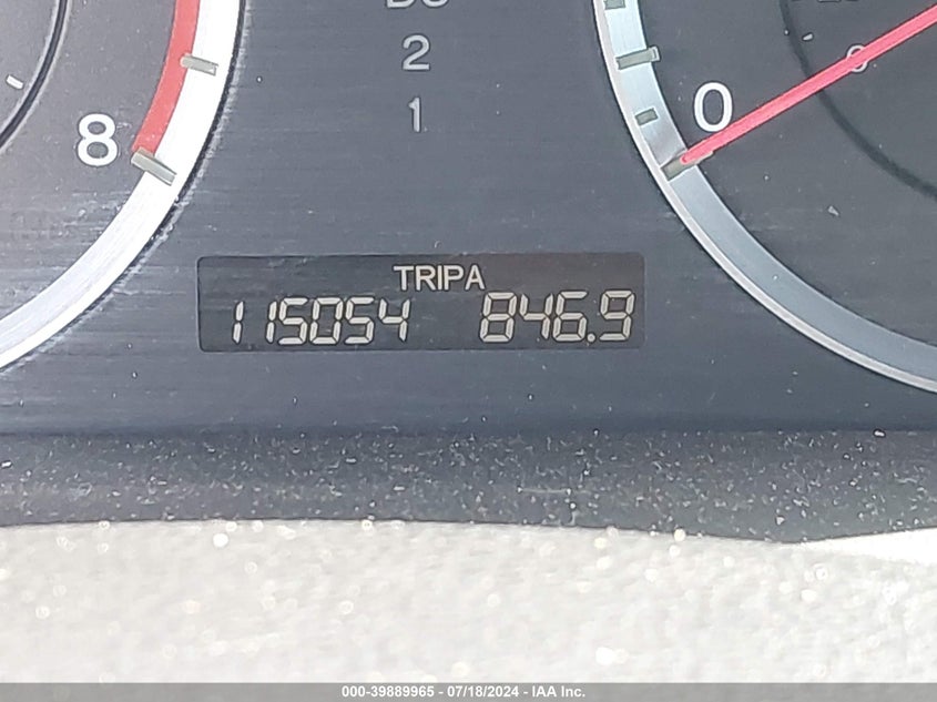 2009 Honda Accord Ex VIN: 1HGCP26789A052672 Lot: 39889965