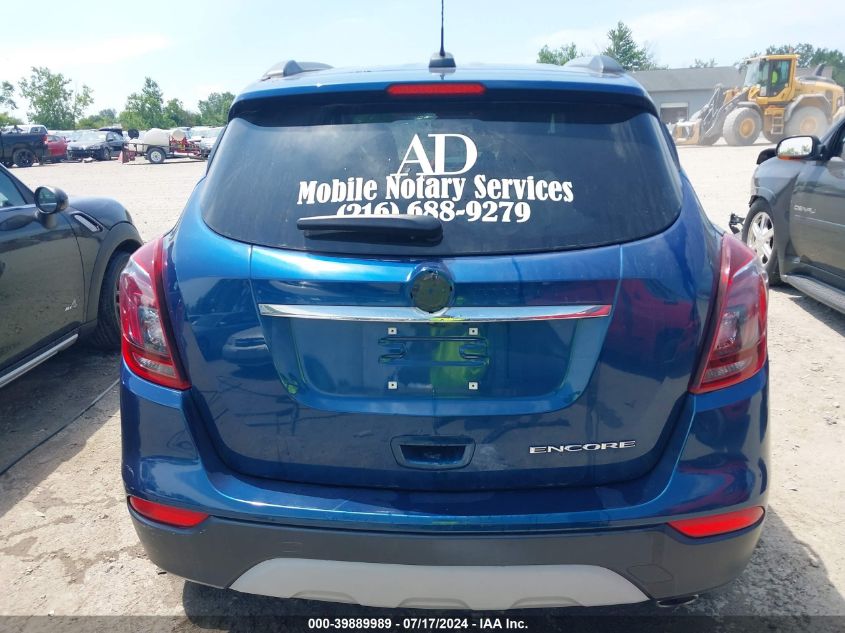 2019 Buick Encore Fwd Preferred VIN: KL4CJASB8KB844951 Lot: 39889989