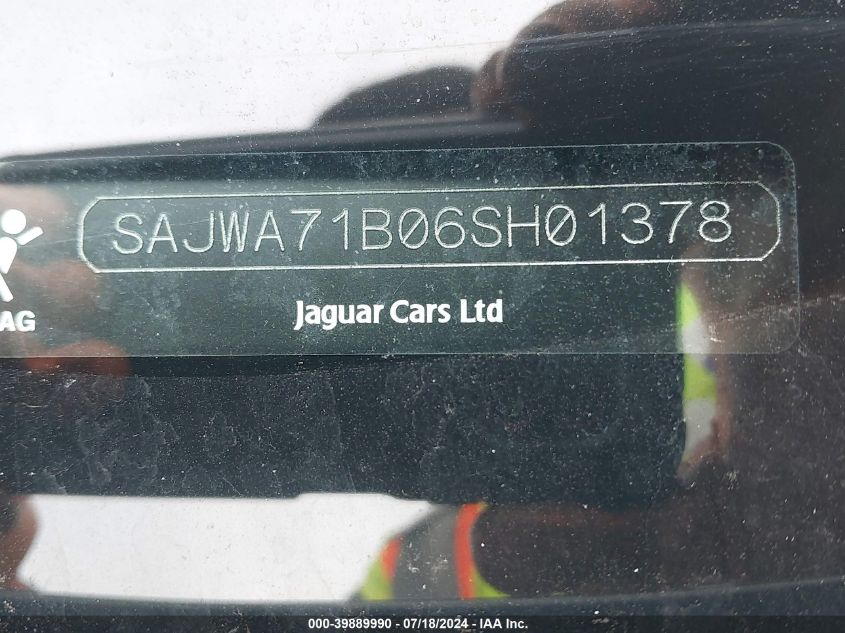 2006 Jaguar Xj Xj8 VIN: SAJWA71B06SH01378 Lot: 39889990