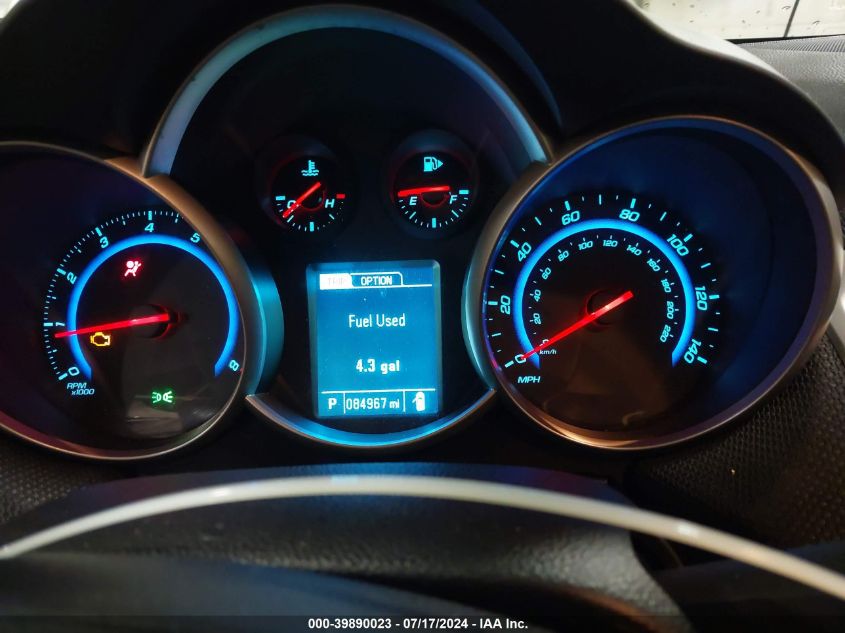 2016 Chevrolet Cruze Limited 1Lt Auto VIN: 1G1PE5SB7G7119007 Lot: 39890023