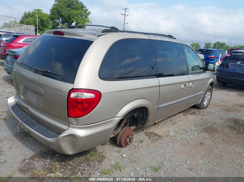 2002 Dodge Grand Caravan El VIN: 2B4GP34302R781091 Lot: 39890028