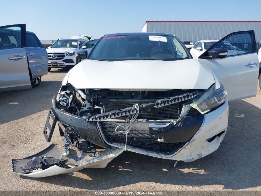 2017 Nissan Maxima 3.5S/Sv/Sl/Sr/Plat VIN: 1N4AA6AP8HC406219 Lot: 39890030