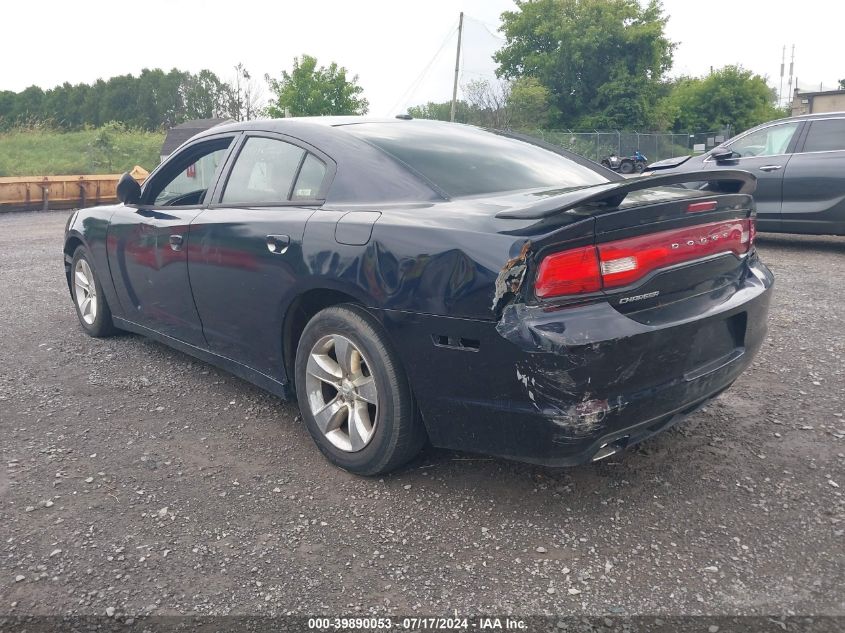 2012 Dodge Charger Se VIN: 2C3CDXBG9CH255237 Lot: 39890053