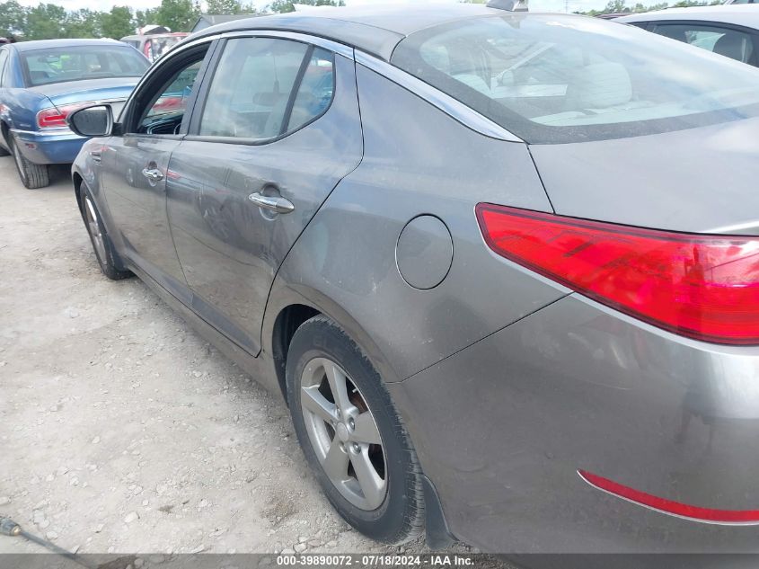 2014 Kia Optima Lx VIN: 5XXGM4A79EG286684 Lot: 39890072