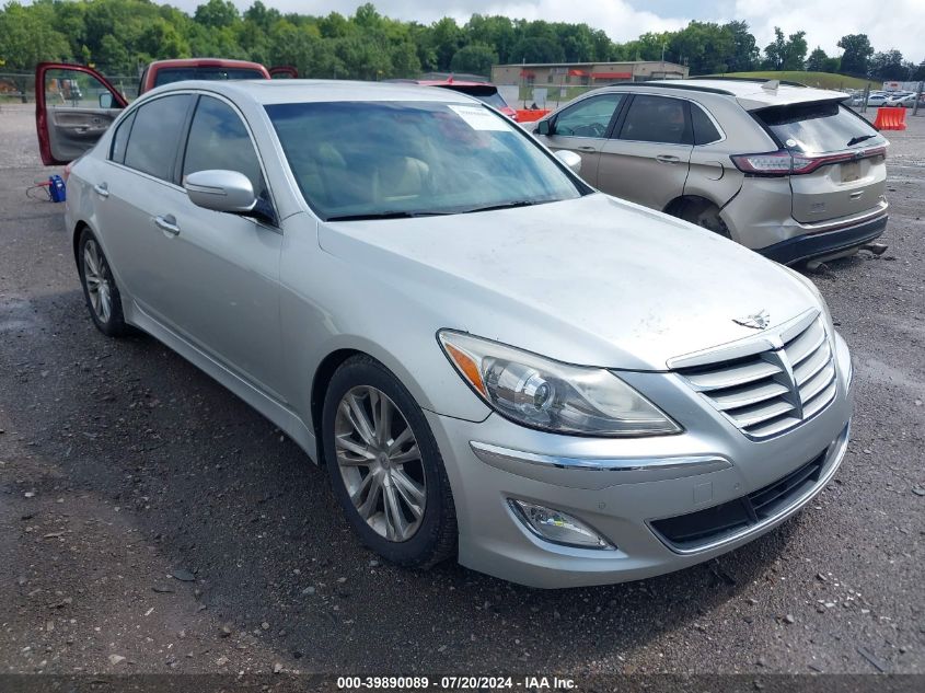 2012 Hyundai Genesis 3.8 VIN: KMHGC4DDXCU173205 Lot: 39890089