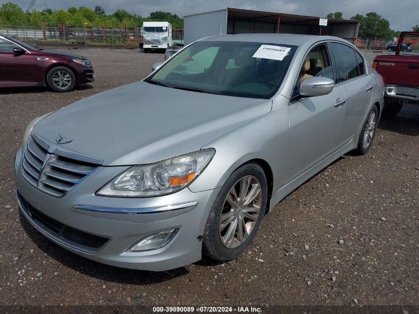 2012 Hyundai Genesis 3.8 VIN: KMHGC4DDXCU173205 Lot: 39890089