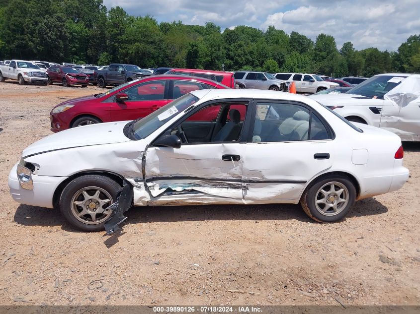 2000 Toyota Corolla Ce VIN: 1NXBR12E3YZ364569 Lot: 39890126