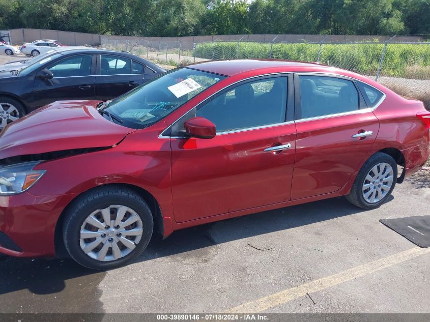 2016 Nissan Sentra Sv VIN: 3N1AB7AP0GY277446 Lot: 39890146