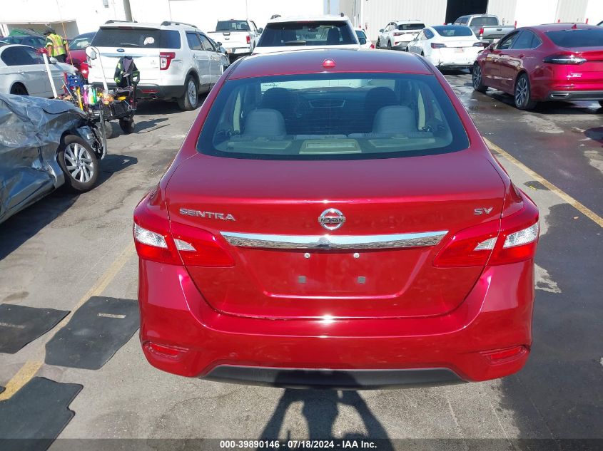 2016 Nissan Sentra Sv VIN: 3N1AB7AP0GY277446 Lot: 39890146