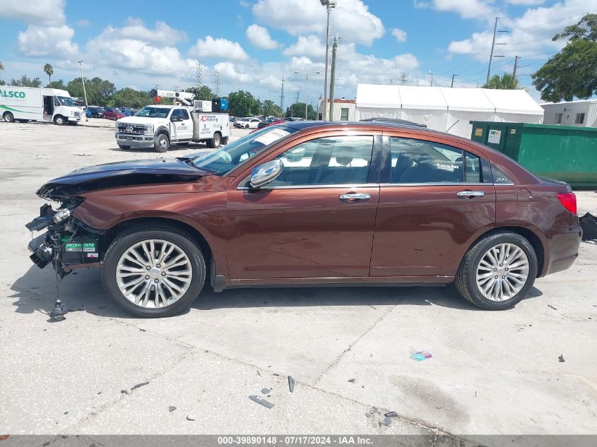 2012 Chrysler 200 Limited VIN: 1C3CCBCG9CN270882 Lot: 39890148