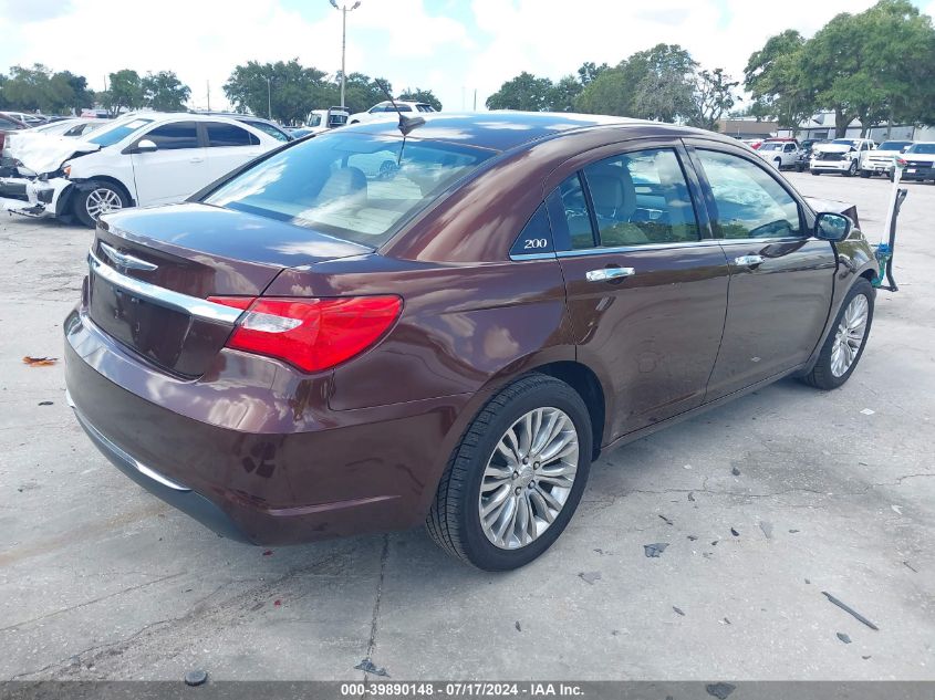 1C3CCBCG9CN270882 2012 Chrysler 200 Limited