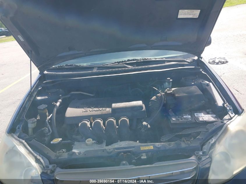 2004 Toyota Corolla Le VIN: 1NXBR32E94Z296154 Lot: 39890154