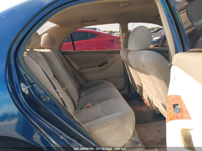 2004 Toyota Corolla Le VIN: 1NXBR32E94Z296154 Lot: 39890154