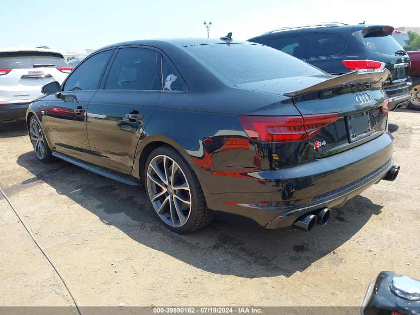 2019 Audi S4 3.0T Premium VIN: WAUB4AF49KA034798 Lot: 39890162