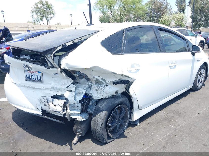 2012 Toyota Prius VIN: JTDKN3DU8C5447014 Lot: 39890204