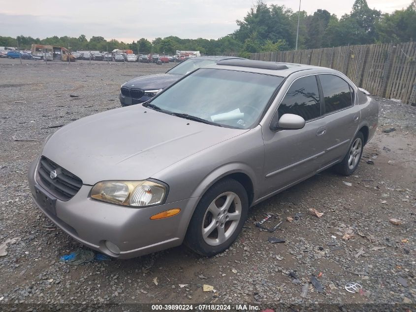 2000 Nissan Maxima Gle/Gxe/Se VIN: JN1CA31D7YT706618 Lot: 39890224