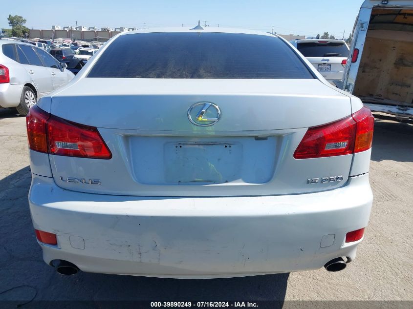 2008 Lexus Is 250 VIN: JTHBK262785082149 Lot: 39890249