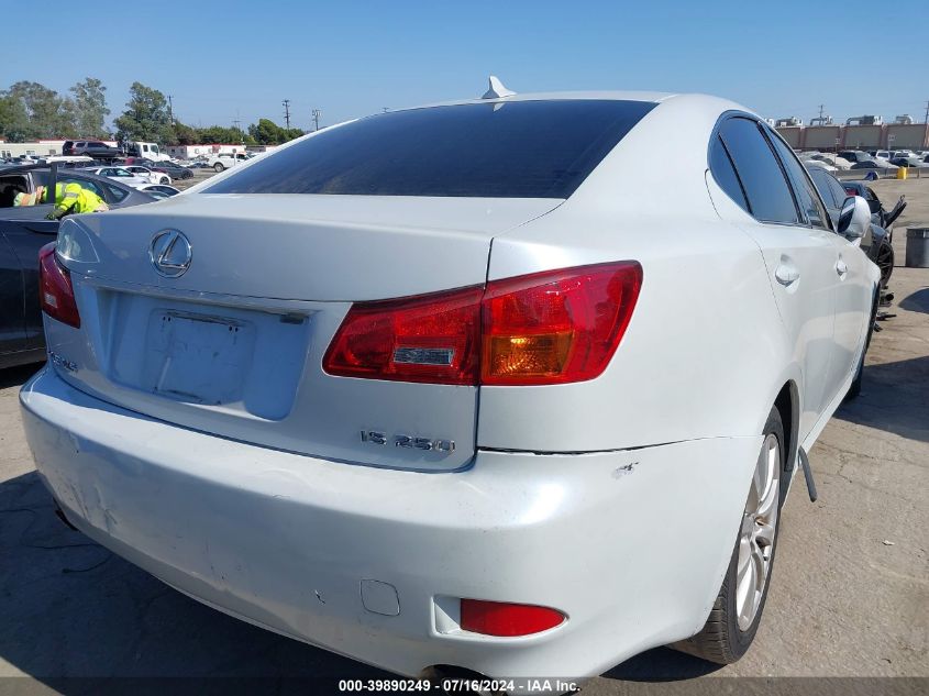 2008 Lexus Is 250 VIN: JTHBK262785082149 Lot: 39890249