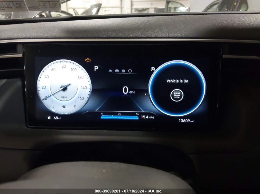 2022 Hyundai Tucson Sel VIN: 5NMJFCAEXNH096029 Lot: 39890281