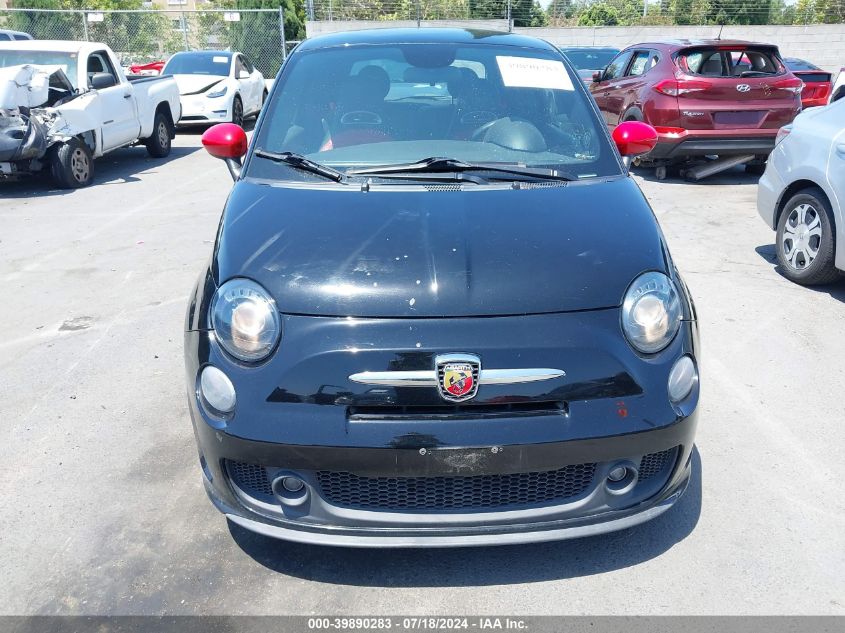 2015 Fiat 500 Abarth VIN: 3C3CFFFH4FT502148 Lot: 39890283