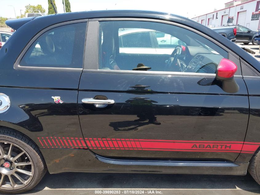 2015 Fiat 500 Abarth VIN: 3C3CFFFH4FT502148 Lot: 39890283