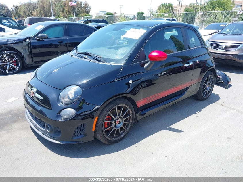 2015 Fiat 500 Abarth VIN: 3C3CFFFH4FT502148 Lot: 39890283