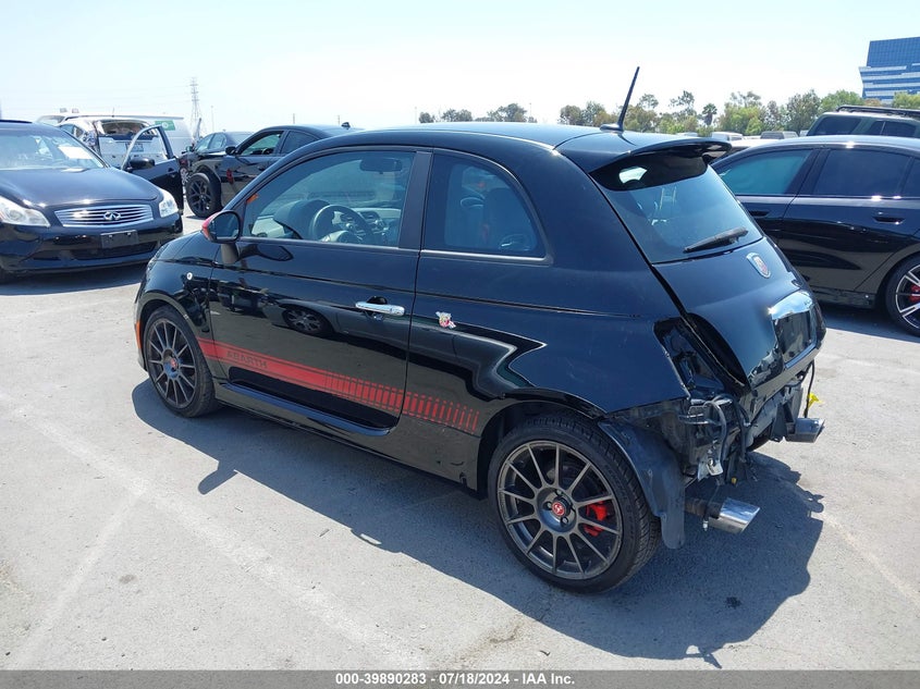 2015 Fiat 500 Abarth VIN: 3C3CFFFH4FT502148 Lot: 39890283