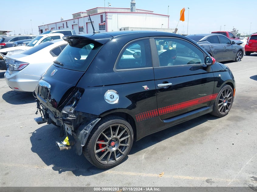 2015 Fiat 500 Abarth VIN: 3C3CFFFH4FT502148 Lot: 39890283