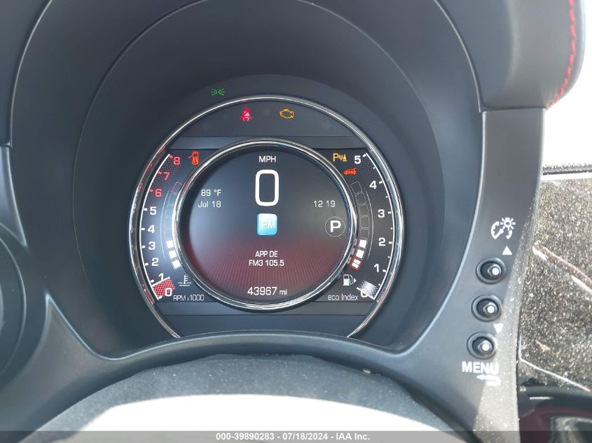 2015 Fiat 500 Abarth VIN: 3C3CFFFH4FT502148 Lot: 39890283