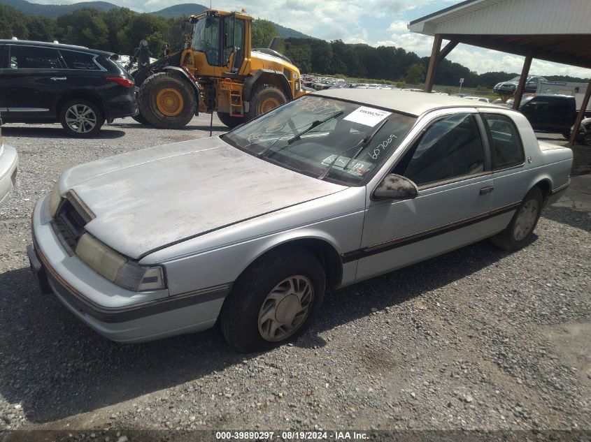 1MEPM6040KH607009 1989 Mercury Cougar Ls