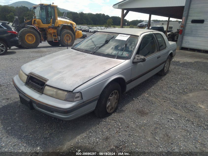 1MEPM6040KH607009 1989 Mercury Cougar Ls