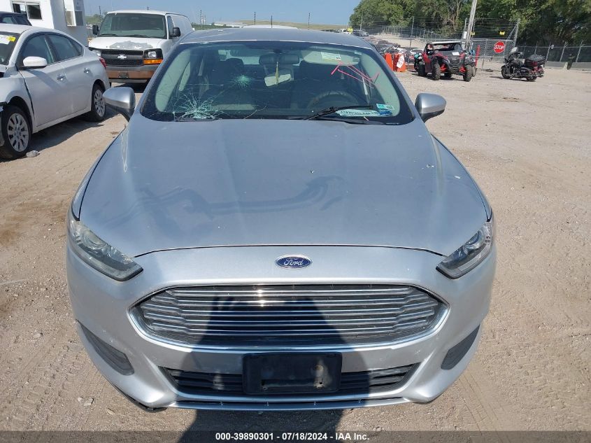 2013 Ford Fusion S VIN: 3FA6P0G7XDR149634 Lot: 39890301