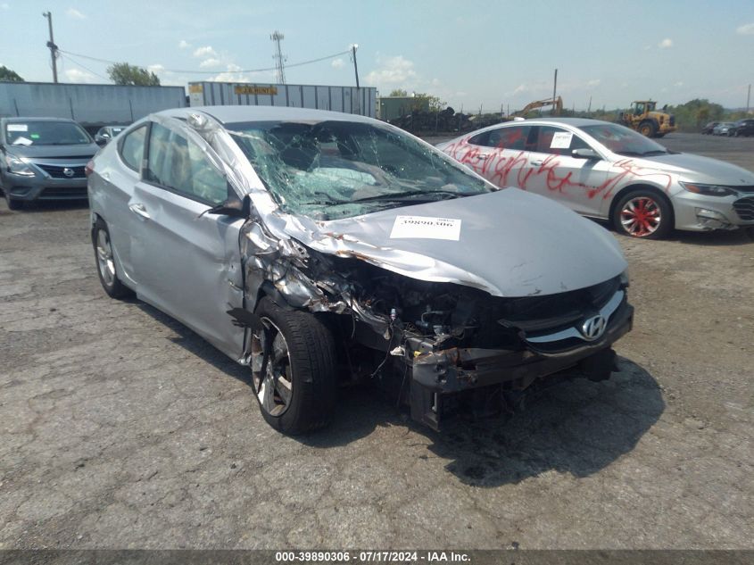 2013 Hyundai Elantra Gls VIN: 5NPDH4AEXDH262418 Lot: 39890306