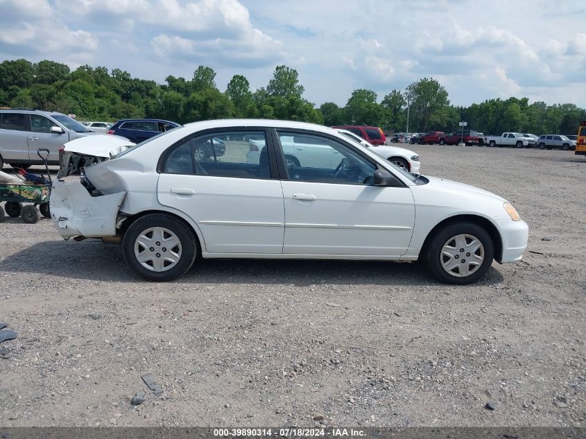 2003 Honda Civic Lx VIN: 2HGES16513H624528 Lot: 39890314