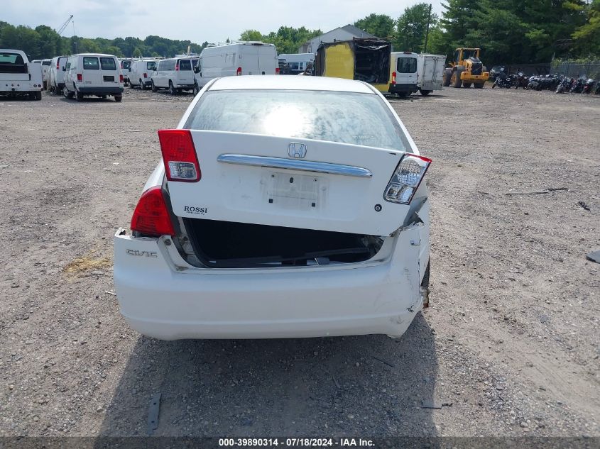 2003 Honda Civic Lx VIN: 2HGES16513H624528 Lot: 39890314